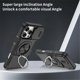 thumbnail image 4 of Funda for iPhone 16 Pro de 6.3 Pulgadas, Cubierta de Cámara Deslizante Incorporada y Soporte Giratorio Anillo de 360 ° Resistente a Golpes Funda Protectora, Negro, for iPhone 16 Pro, 4 of 8