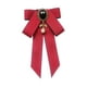 thumbnail image 5 of Broche De Lazo De Cinta Preatado Con Lazo, Broche De Corbata Para Camisa, Boda, Bricolaje, Rojo, 5 of 5