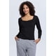 thumbnail image 1 of Polera Mujer Escote Cuadrado Negro - VII, 1 of 4