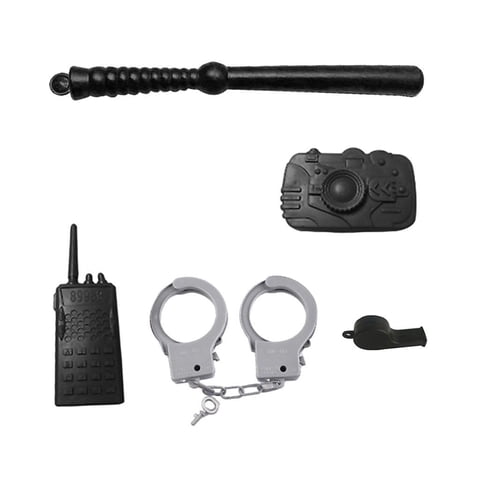 Magideal - 5X Accesorio De Juego De Simulación De Policía, Accesorios De Disfraz De Juego De Rol Para Juego De Rol