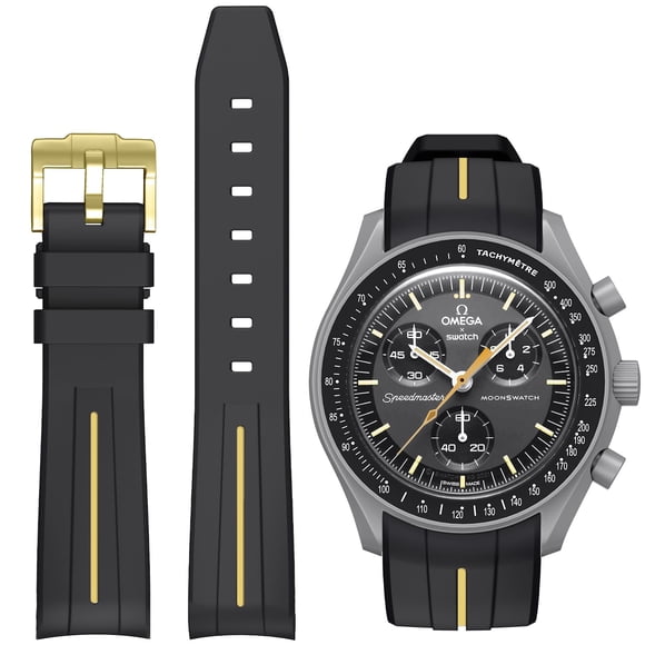 Correa de reloj BONACE para Omega x Swatch MoonSwatch 20mm