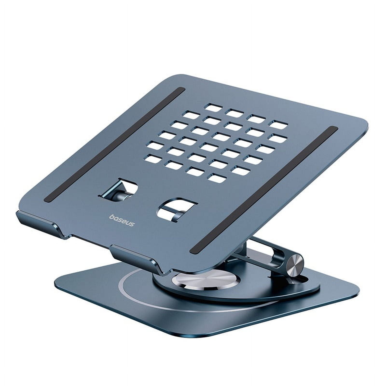 Apoya Notebook Soporte Notebook Baseus Plegable Giratorio 360 Aluminio - Gris | Lider