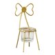 thumbnail image 4 of Mesa De Hierro Silla De Té Soporte De Luz Titular De Vela En Maceta Bowknot, 4 of 5