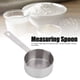 thumbnail image 3 of Cuchara medidora para hornear de acero inoxidable 304, cuchara medidora con báscula, suministros de cocina, 1/4 de taza, 60 ml, 3 of 8