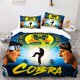 thumbnail image 1 of Martial Arts Cobra Strikes Karate Theme Halloween Bedding Action Movie-inspired Design Suitabl, 1 of 1