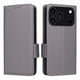 thumbnail image 1 of Funda Cartera para iPhone 17 Pro Tapa Flip con Ranuras y Soporte Gris, 1 of 5