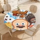 thumbnail image 4 of Barbería De Pan theme Fitted Round Tablecloths Elastic Edged Table Covers Waterproof Table Cloth For Kitchen Holiday Party Tables Decor 120cm, 4 of 6