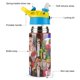 thumbnail image 3 of Dream SMP Botella de Agua con Tapa Pop Top de Un Toque, Acero Inoxidable, a Prueba de Fugas, para Deportes, Botella Infantil azul 12 oz, 3 of 6