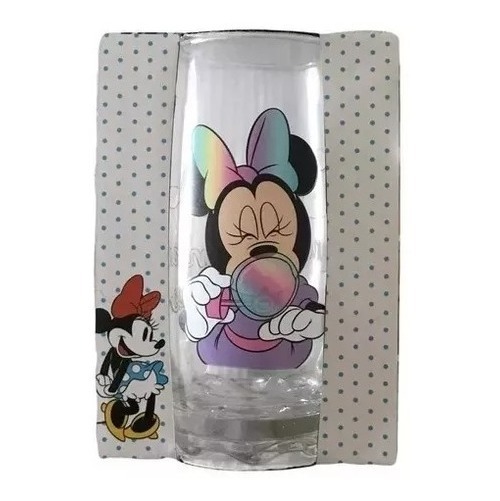 Genérico - Vaso De Vidrio Personajes Vaso Munecos Niños 380Ml