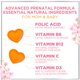 thumbnail image 3 of Vitaminas prenatales ¡Hola, cariño! con DHA y ácido fólico, 120 gomitas, 3 of 9