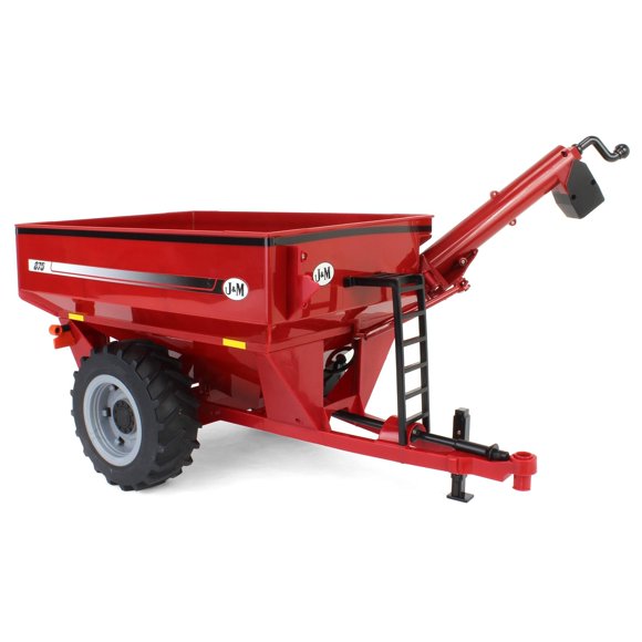 Carro Cargador de Granos ERTL Big Farm J & M 875 Rojo 46 cm