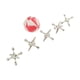 thumbnail image 2 of Jacks Game Con Ball Jacks Y Bouncy Ball Para Game Premes Family Game Night Argent, 2 of 5