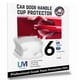thumbnail image 1 of [Con 3M] Protector de taza de manija de puerta de coche 6 unidades, transparente y autorreparador, 1 of 9