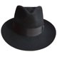 thumbnail image 3 of Sombrero Fedora Hanshow de Lana Negra 57 cm, 3 of 9