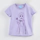 thumbnail image 1 of Polera Manga Corta Niña Elsa Disney Foil Morado, 1 of 3
