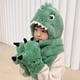 thumbnail image 2 of Conjunto Gorro, Bufanda Y Guantes, Niños Diseño Dinosaurio Verde, 2 of 2
