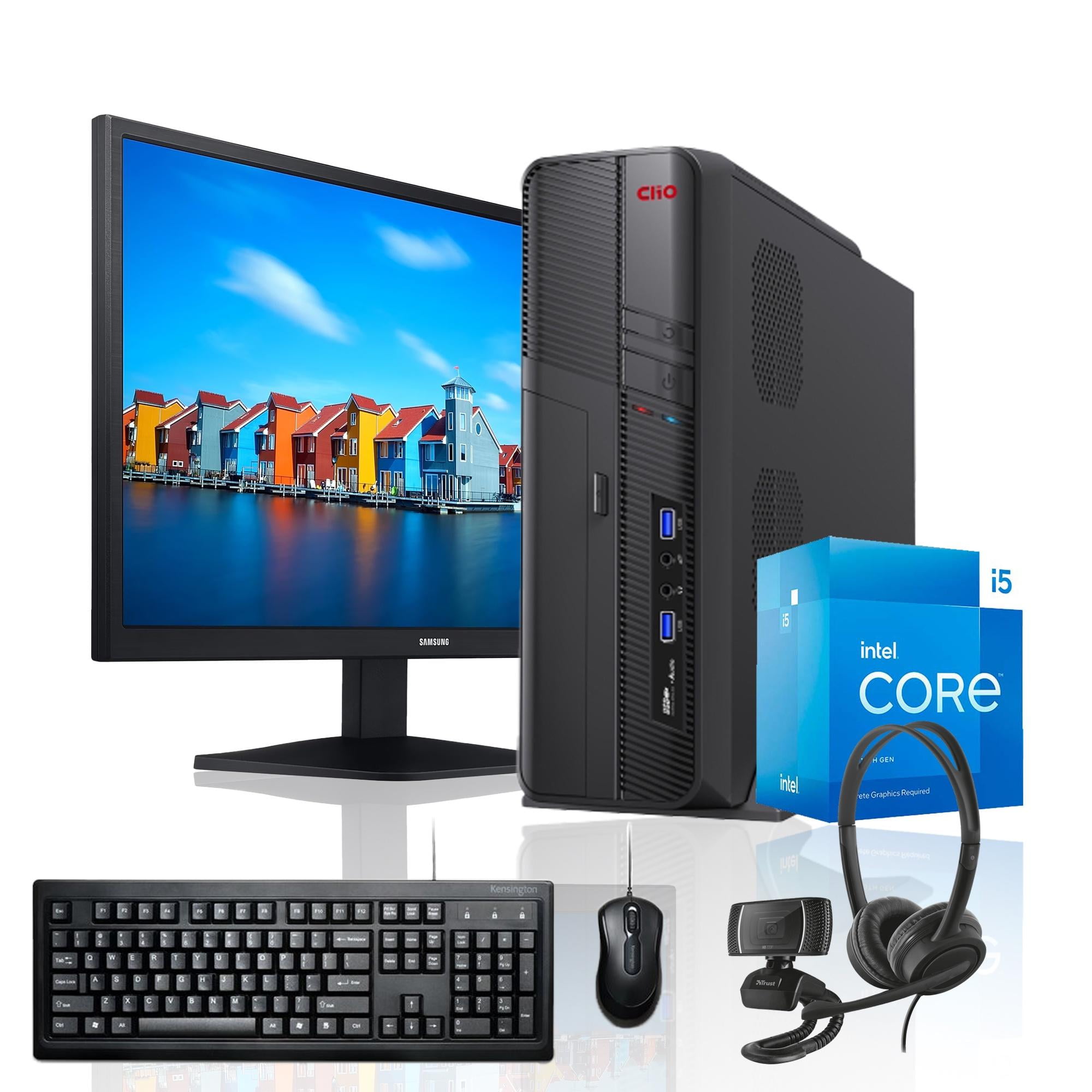 Pc Slim + Monitor 22 + Perif: Intel Core I5 13400 32Gb Ddr5 1Tb Uhd 730 Wifi