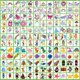 thumbnail image 3 of Tatuajes Temporales para Niños PARTYWIND 408PCS Estilos Mixtos, 3 of 6