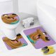 thumbnail image 4 of Scooby doo-theme 4-Piece Shower Curtain Set with Rugs, Waterproof Bathroom Decor Set Includes Bath Mat, U-Shaped Rug, Toilet Lid Cover and Curtain with Hooks, 4 of 6