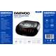thumbnail image 3 of Radio Despertador Recargable 2banda Am/fm Negro Daewoo Di-a1, 3 of 3
