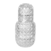 Bothyi - Jarra De Agua Junto A La Cama Y Juego De Teteras De Vidrio Para Restaurante Hogar Transparente