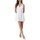 thumbnail image 2 of INSPIRE CHIC Vestidos de Lunares para Mujeres con Cuello Halter Sexy y Sin Mangas Mini Vestido S Blanco, 2 of 6
