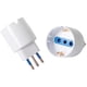 thumbnail image 3 of Adaptador Enchufe Corriente Electrico Schuko Universal Europeo Tipo E F multicolor, 3 of 6
