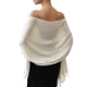 thumbnail image 1 of Challes y envolturas para vestido de noche bufanda de las mujeres boda novia dama de honor regalos bufandas de invierno (beige), 1 of 3