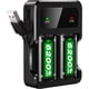 thumbnail image 1 of Kit de baterías Ukor 2 x 6200 mWh para Xbox One y Series X|S, 1 of 3