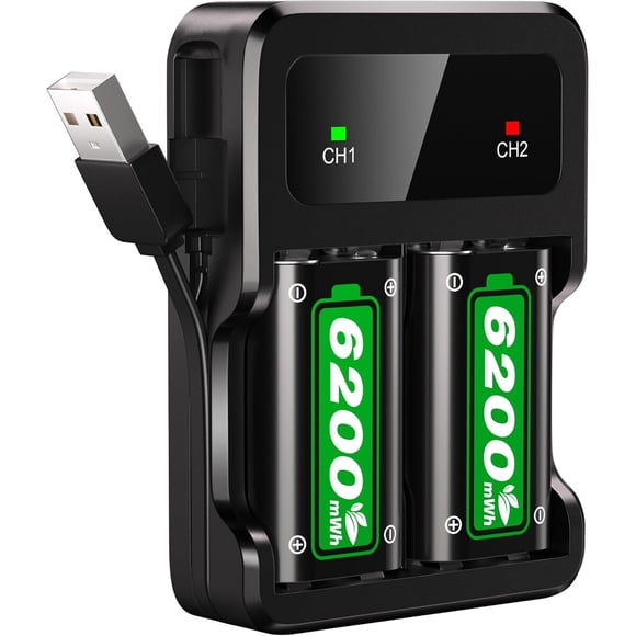 Kit de baterías Ukor 2 x 6200 mWh para Xbox One y Series X|S
