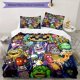 thumbnail image 1 of 3pcs Bedding Set Inspired by My Singing Monsters - Comes with 1 Duvet Cover And 2 Pillowcases, Made of Breathable Polyester, Machine Washable - Ideal for Year-Round Use S856, 1 of 1