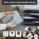 thumbnail image 3 of Paños de cocina LIVINATI 33 cm Tejido de gofre Pack de 12 Gris/Negro, 3 of 7