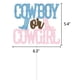 thumbnail image 2 of Decoración de tarta para baby shower con diseño de vaquero o vaquera, revelador de género, 2 of 5