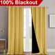 thumbnail image 2 of Cortinas NICETOWN 178 cm x 274 cm Amarillas Pack de 2, 2 of 8