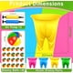 thumbnail image 3 of Juego de patio Granny Pants para exterior con pelotas rebotadoras y bomba, 3 of 7