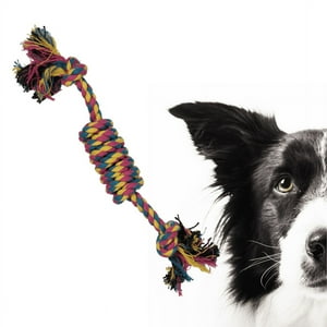 Akirapet - Juguete Cuerda De Algodón Para Mascotas Multicolor