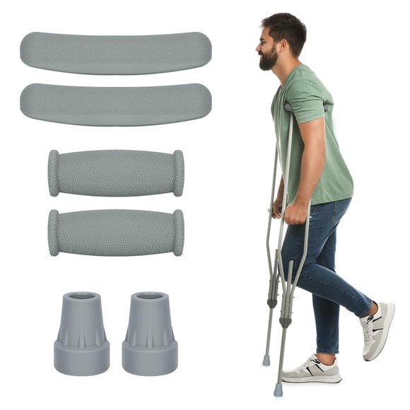 Juego de 6 Almohadillas supregear para Muletas (agarre y axila)
