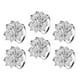 thumbnail image 1 of 6x Servilletas Hebillas Flores De Hierro Servilleteros Para Hotel Festival Restaurante, 1 of 3