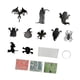 thumbnail image 1 of 12 Adornos Luminosos Colgantes Para Halloween Que Brillan En La Oscuridad, Color Negro., 1 of 5