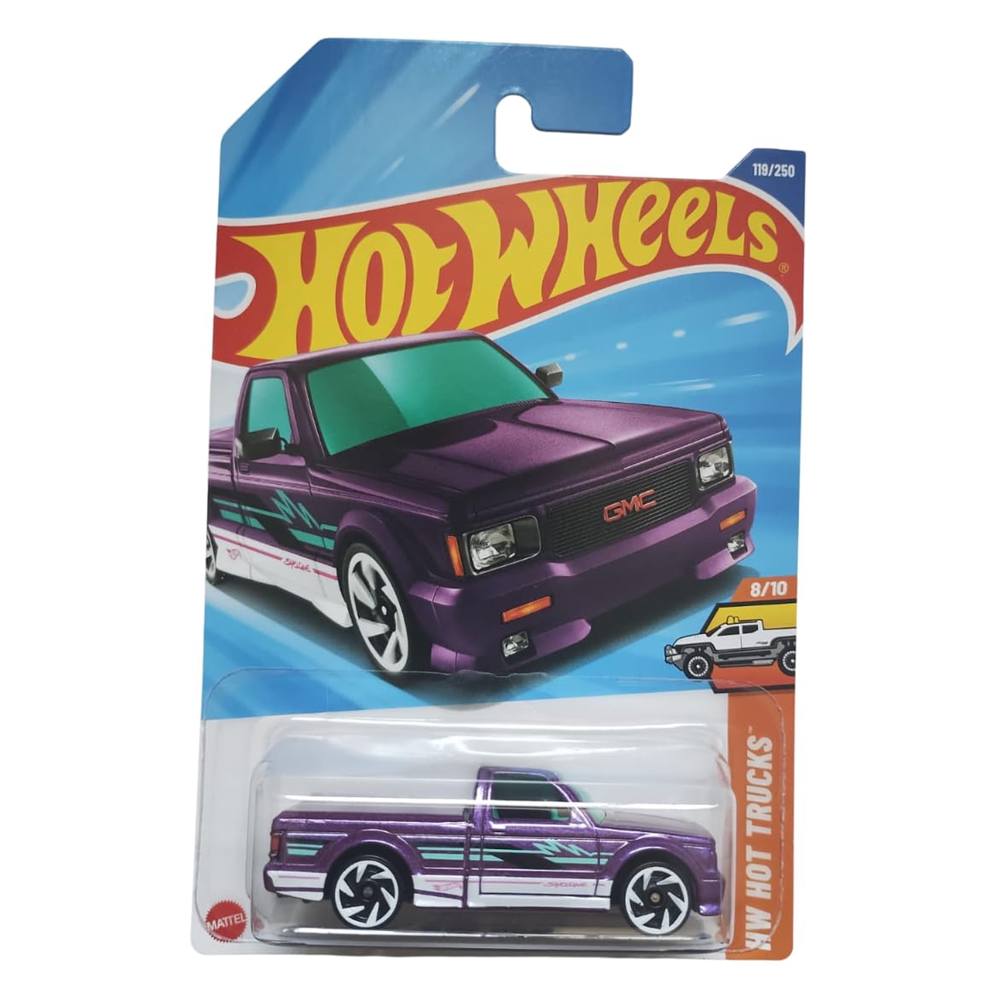 Auto Diecast Mattel Hot Wheels '91 Gmc Syclone Morado