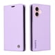 thumbnail image 1 of Funda Billetera de Cuero para iPhone 16 con Tarjetero y Soporte - Tapa Magnética Morado, 1 of 6