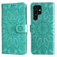 thumbnail image 1 of Funda tipo cartera FOXDOCK para Samsung Galaxy S22 Ultra , diseño girasol en relieve, cuero PU, cierre magnético, soporte y tarjetero, 1 of 5
