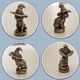 thumbnail image 3 of Tope Decorativo Para Bisagra De Puerta Imán De Gato Set De 4, 3 of 7