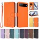 thumbnail image 3 of Funda Volteable con Diseño de Gato para Infinix Hot 60i 5G, Naranja, 3 of 6