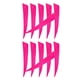 thumbnail image 1 of 12 Piezas 4 Pulgadas Tiro Con Arco Flecha Plumas Fletchings Paletas Rosa Rojo, 1 of 3
