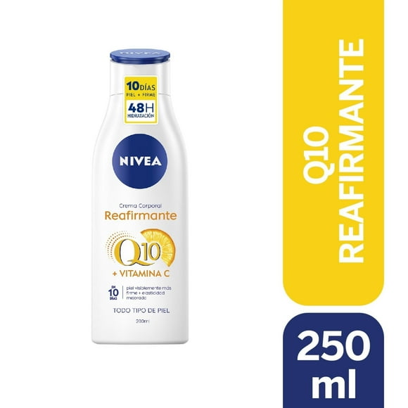 Crema Nivea Corporal Reafirmante Q10, 250 ml