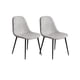 thumbnail image 1 of Pack 2 Sillas de Comedor Gamuza Black Murcia - Gris, 1 of 3