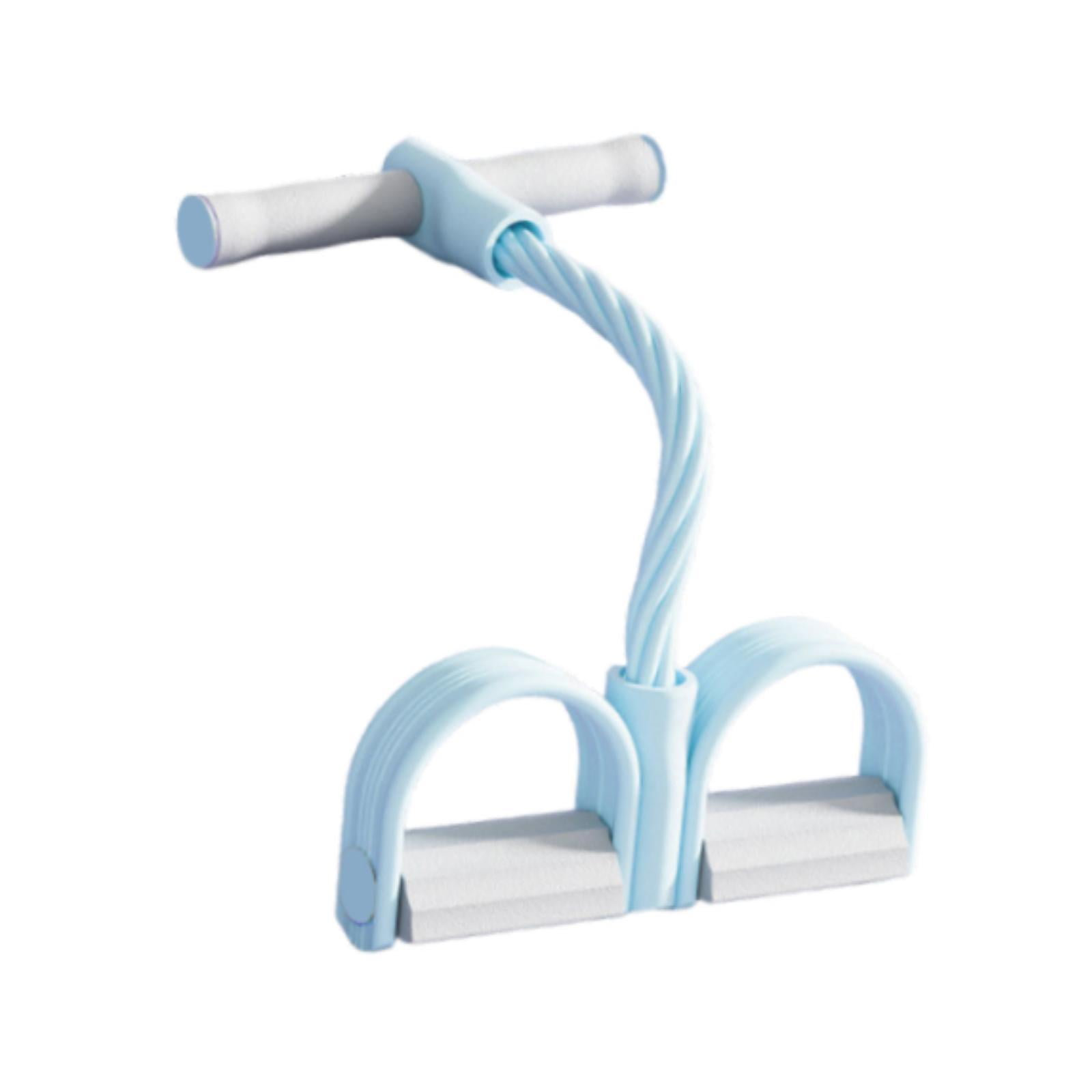 Magideal - Banda De Resistencia Para Pedales, Tirador De Tobillo Con Diseño De 6 Tubos, Cuerda Elástica Para Sentarse, Cuerda De Tracción Para Mujeres Y Hombres, Azul