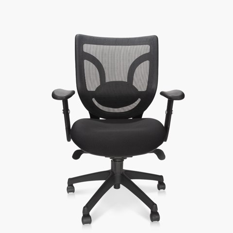 Form Office - Silla Oficina Black Base Nylon Negro