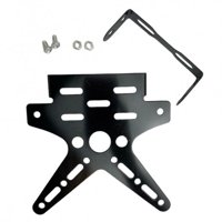 Mundo Accesorios - Porta Patentes Ferder Para Motos, Scooter Y Bicimotos Retractil Universal